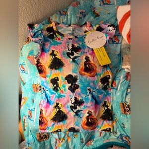 Millie Rose Disney’s Princess Silhouette Flutter Sleeve Tee 4T NWT
